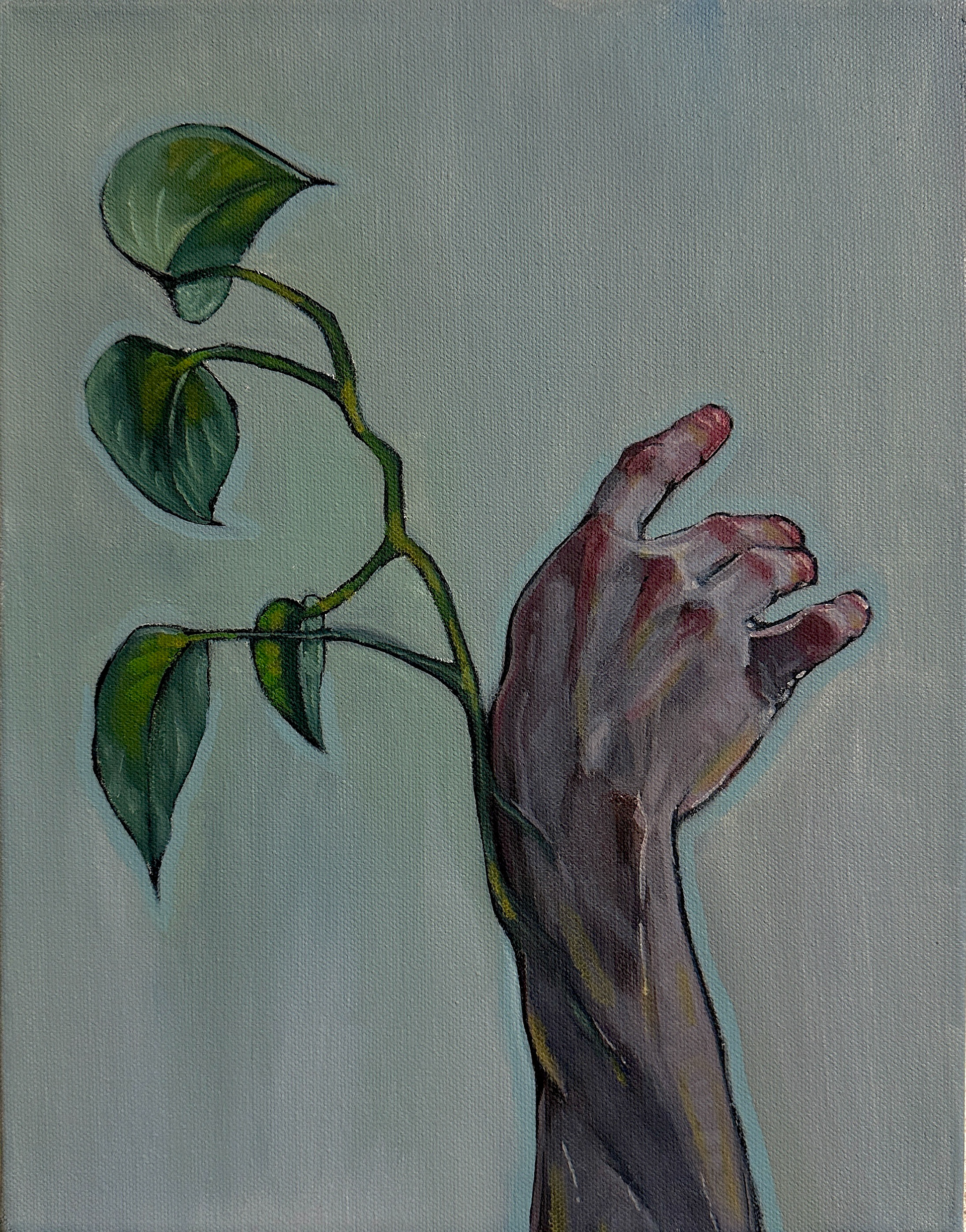 Still Growing I, Oil on Canvas, 11in x 14in