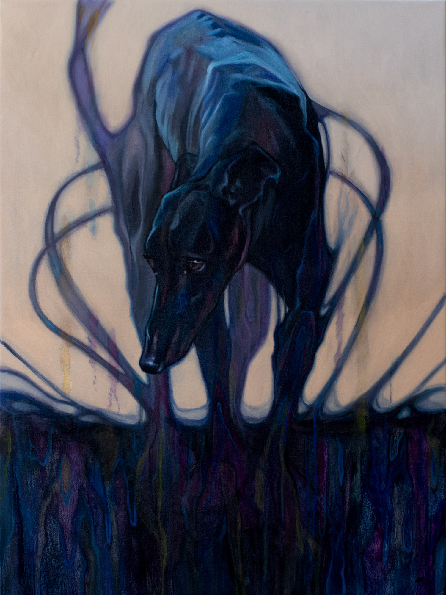 Sable, 30in x 40in, Oil on Canvas