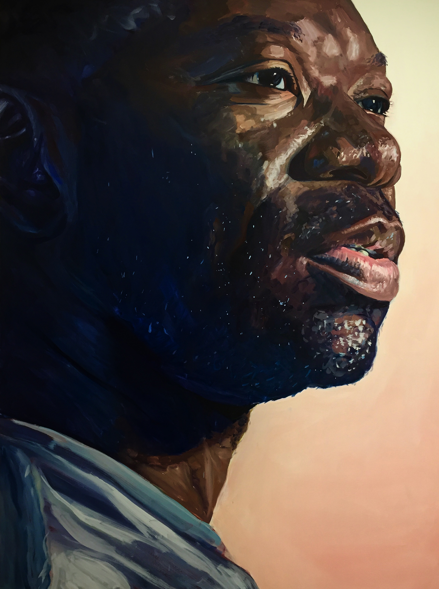 Robert A. Nabors Sr., Oil on Canvas, 36in x 48in