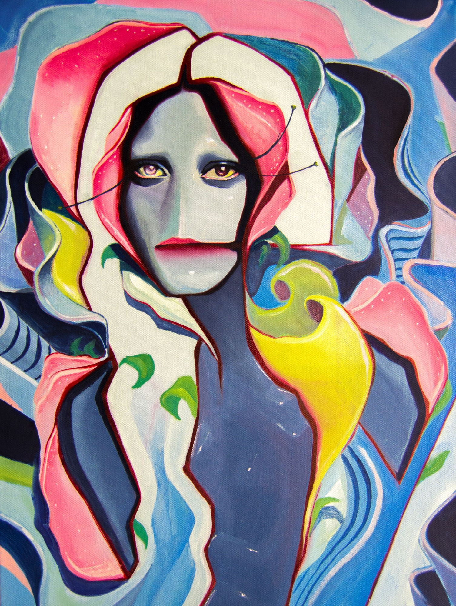 Lily, Oil on Canvas, 18in x 24in