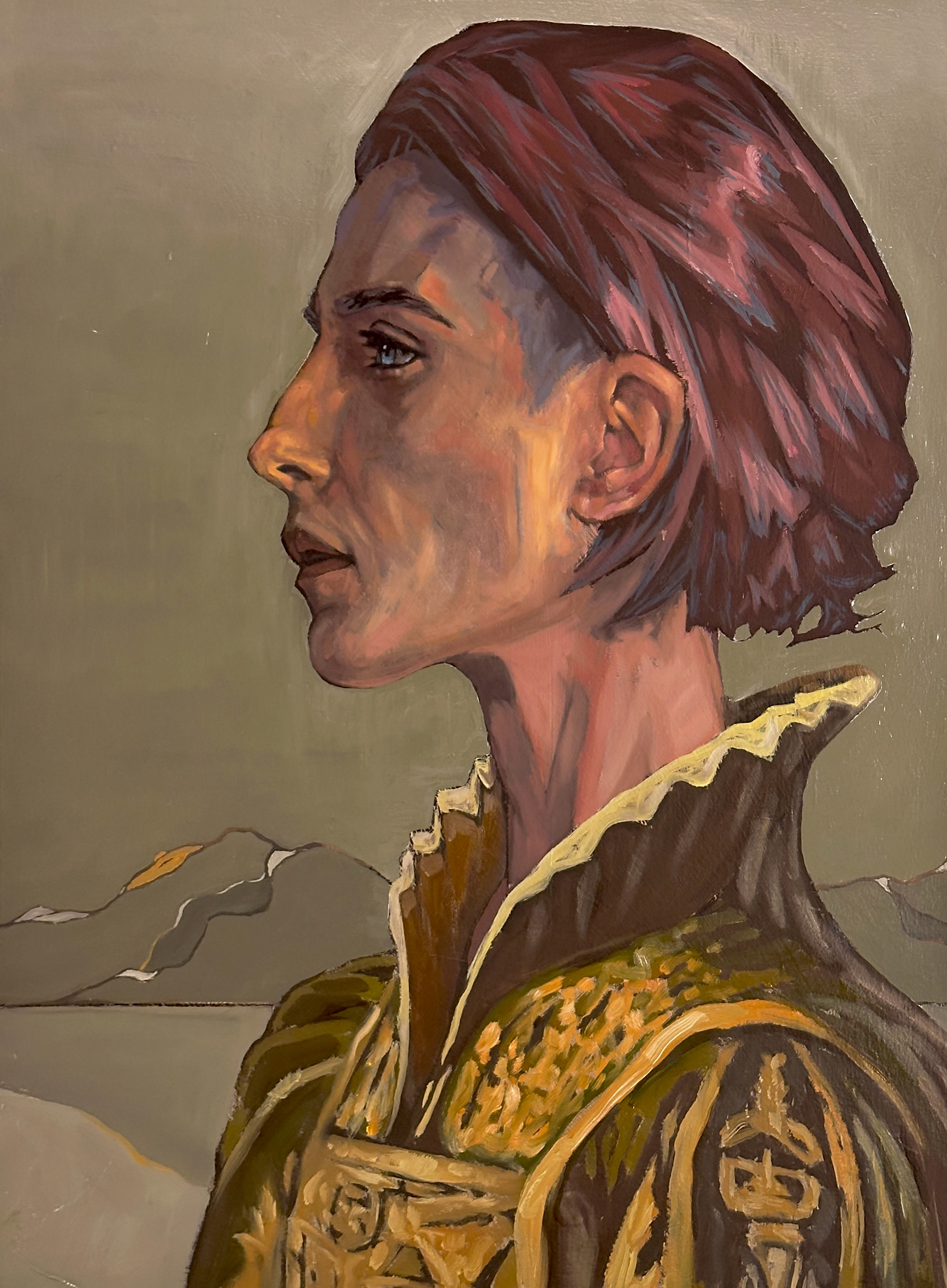 Grace O'Malley, Oil on Canvas, 20in x 24in