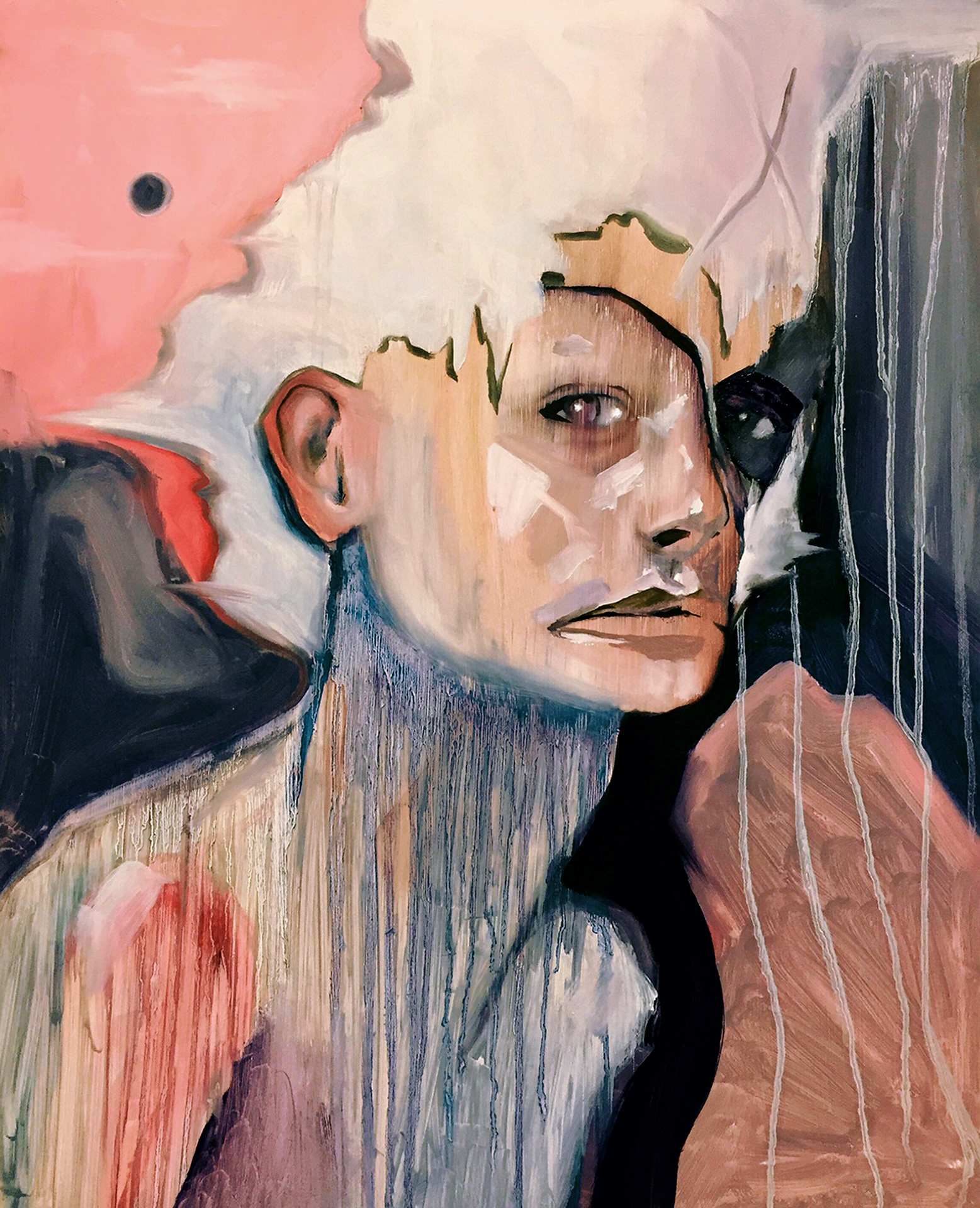 Captain, Oil on Board, 20in x 24in