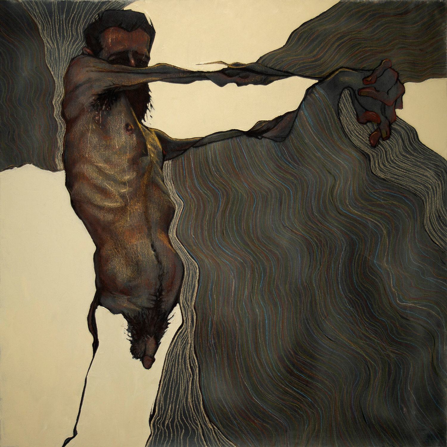 Veil, Mixed Media on Canvas, 36in x 36in