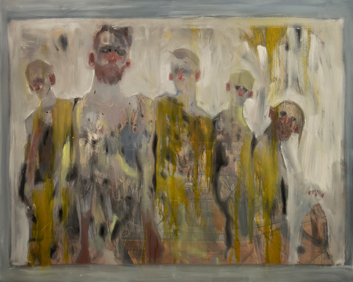 SOLD - Facets, Mixed Media on Canvas, 