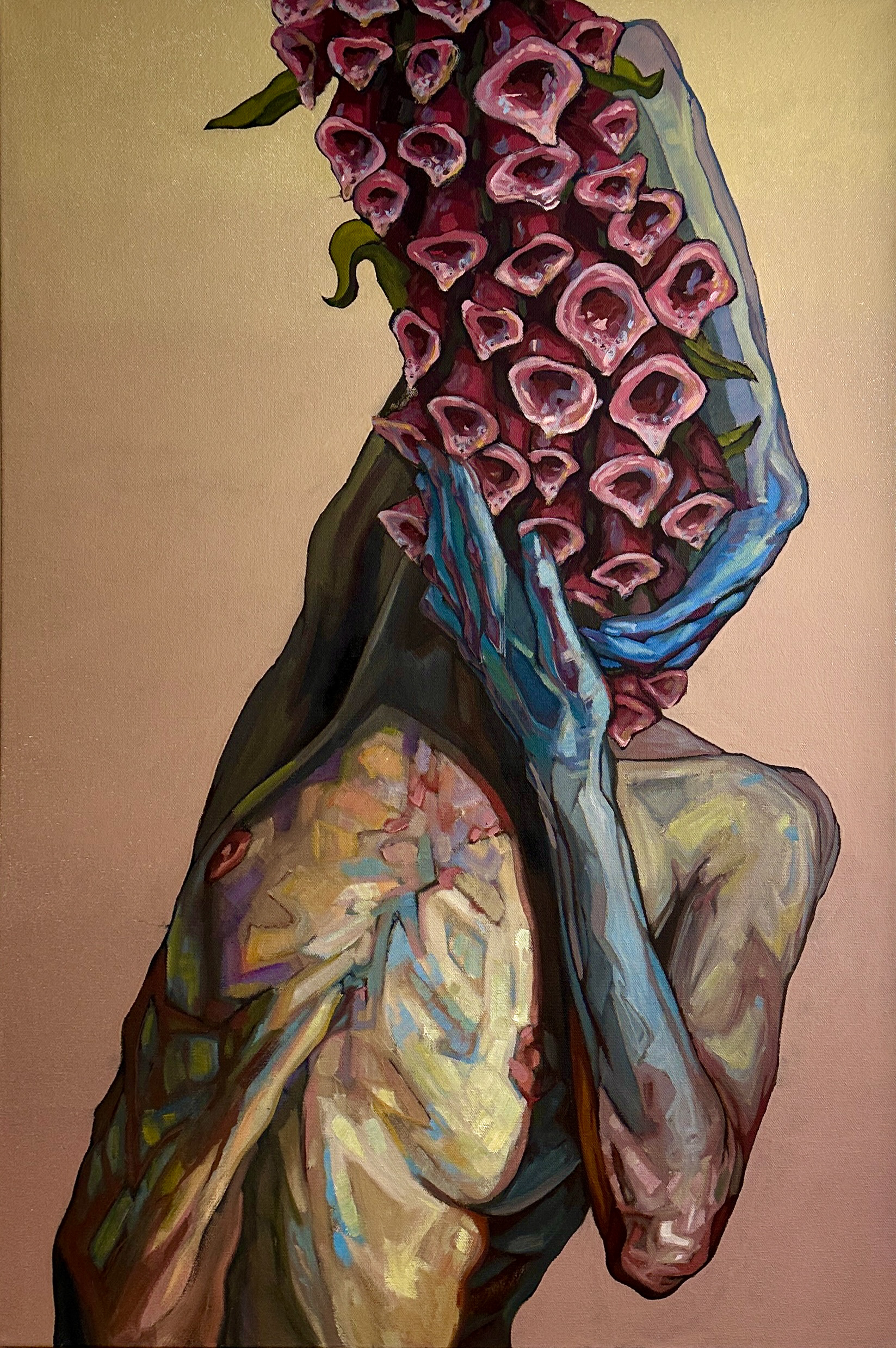 Blodeuwedd I, Oil on Canvas, 24in x 36in