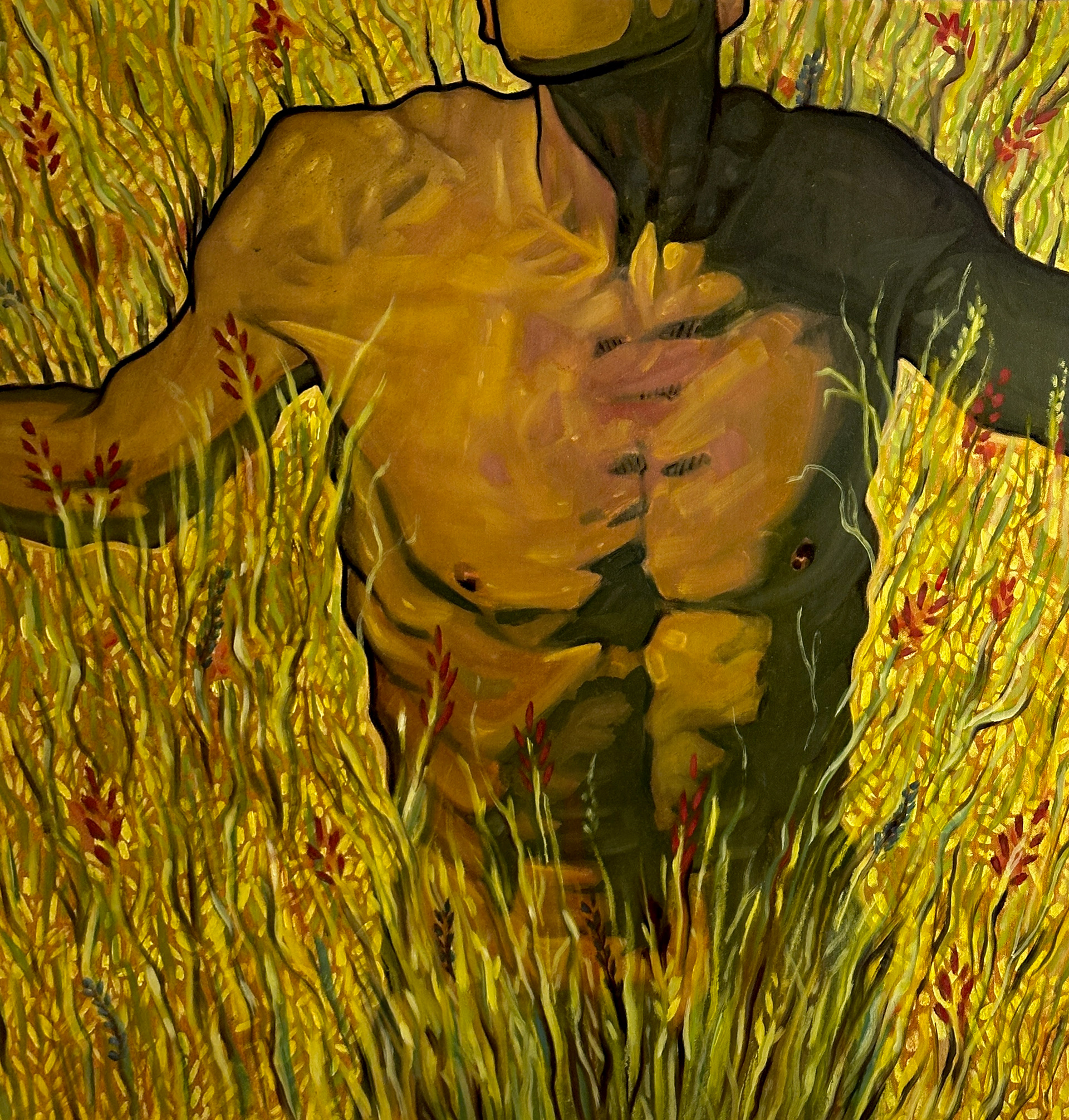 Tall Grass, Oil on Canvas, 36in x 36in
