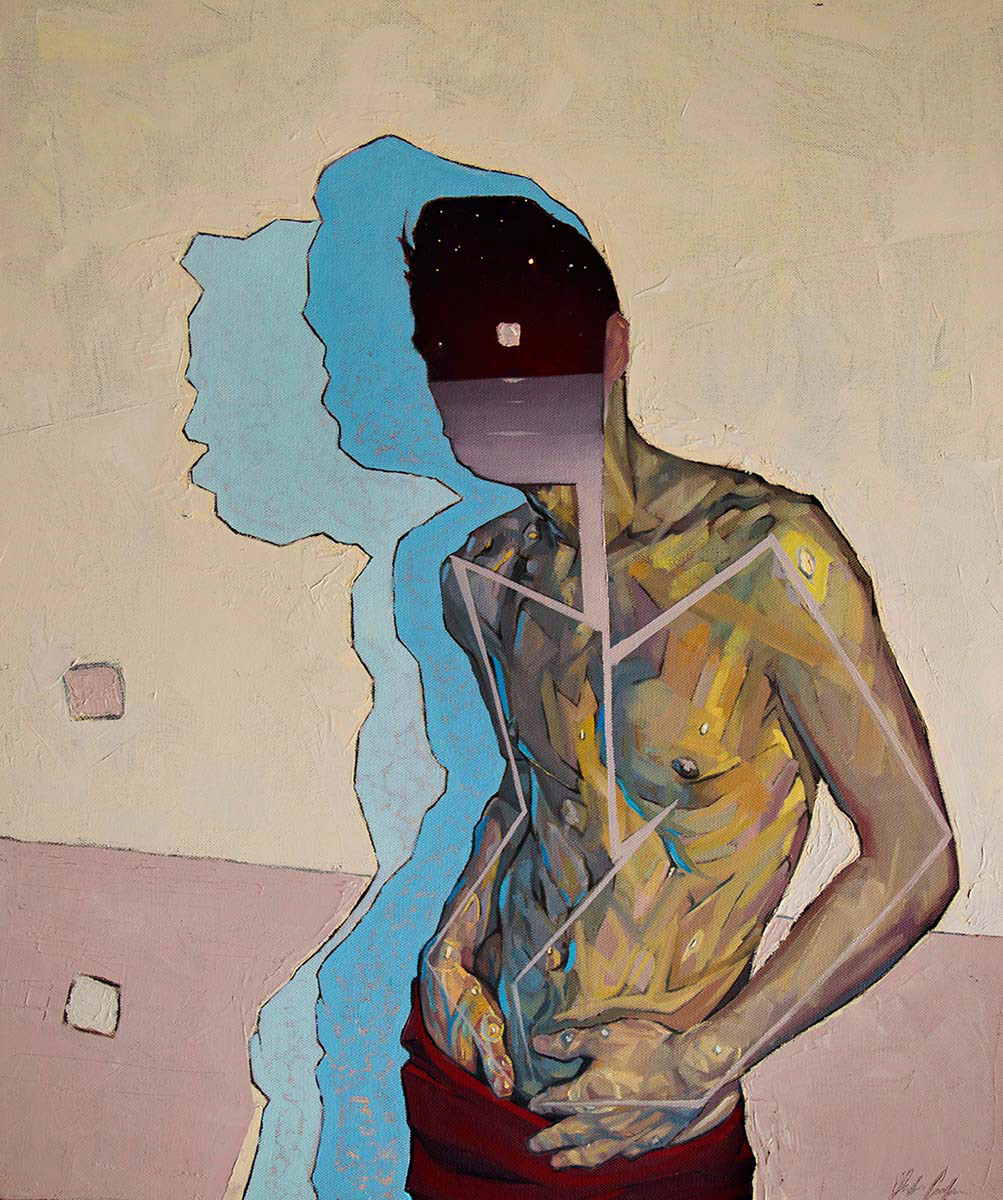 Sunset: Amygdala, 20in x 24in, $1900, FRAMED