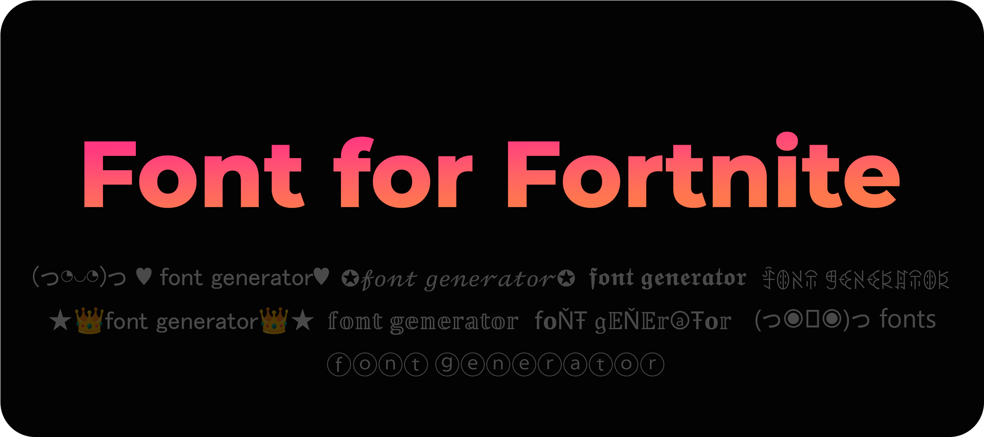 How to use custom fonts in fortnite, to copy and paste