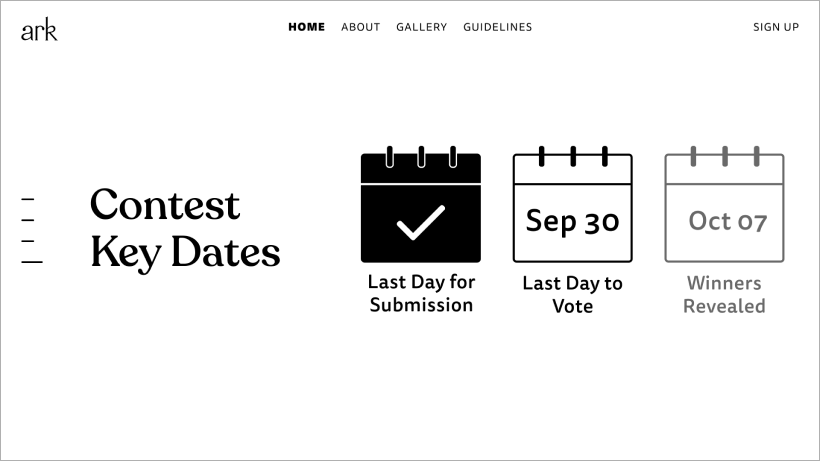 Main Page - Key Dates
