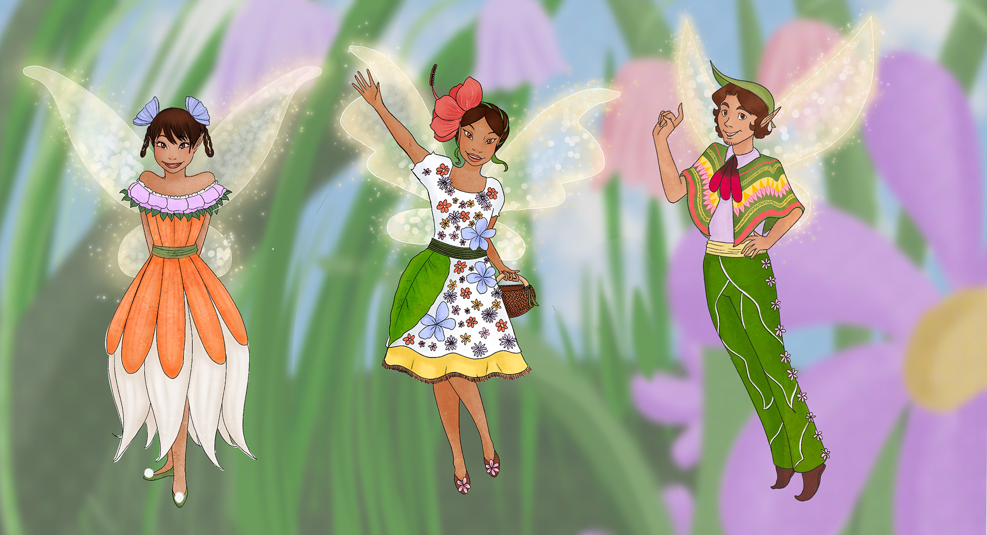 Inspired by the Disney Fairies franchise, I wanted to create something that I would have loved to see myself as a kid!