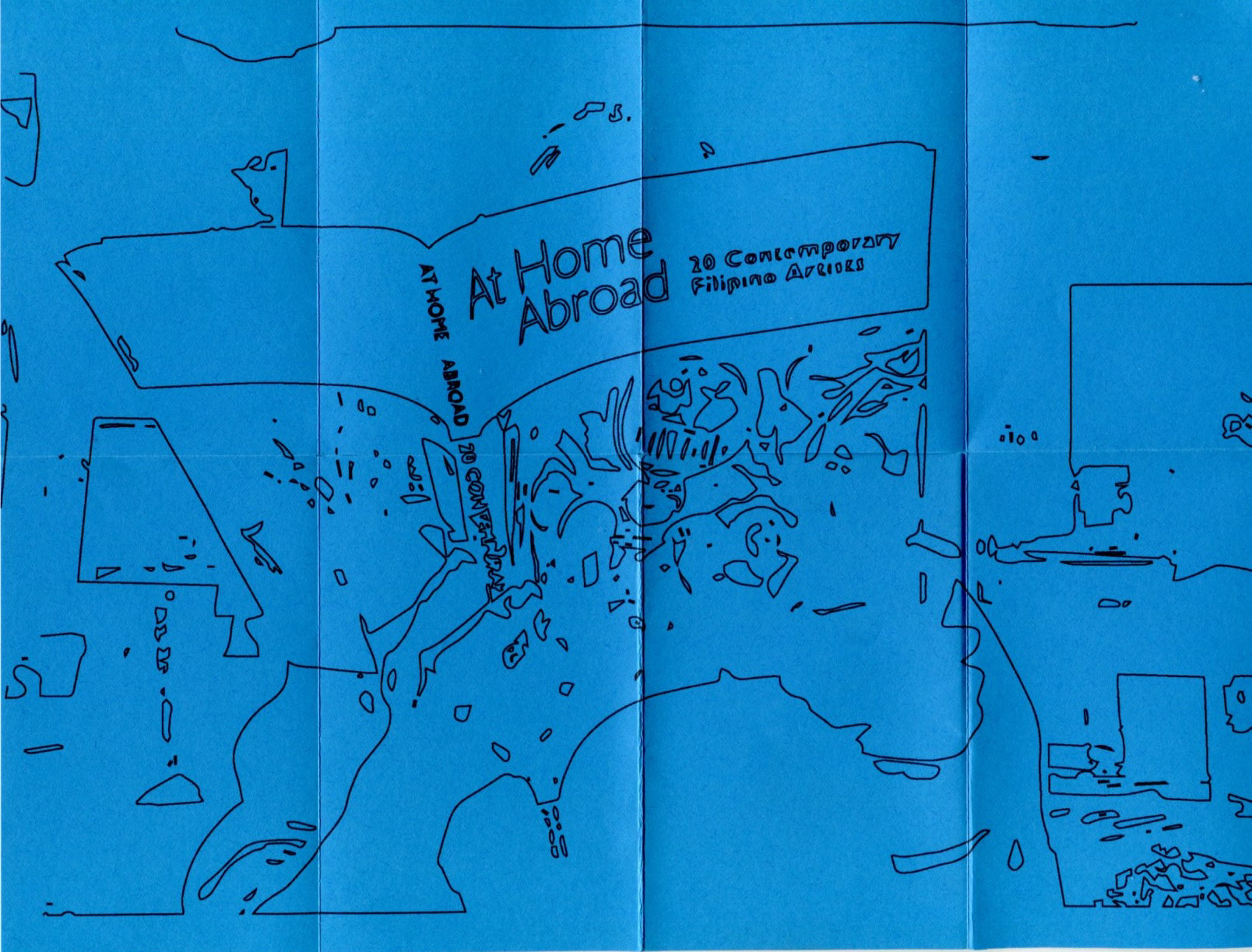 Image Trace Bounties: At Home Abroad, 20 Contemporary Filipino Artists, Dye ink print, 8.5" x 11"