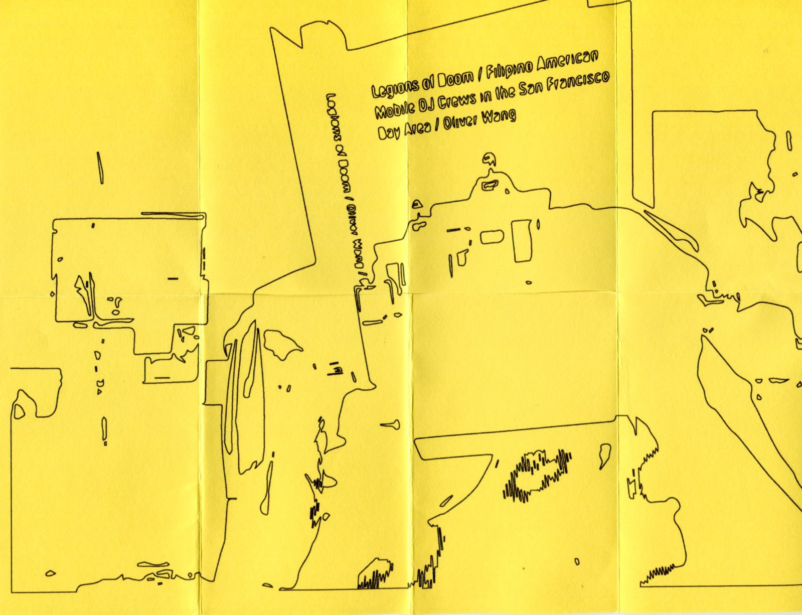 Image Trace Bounties: Legions of Boom, Dye ink print, 8.5" x 11"