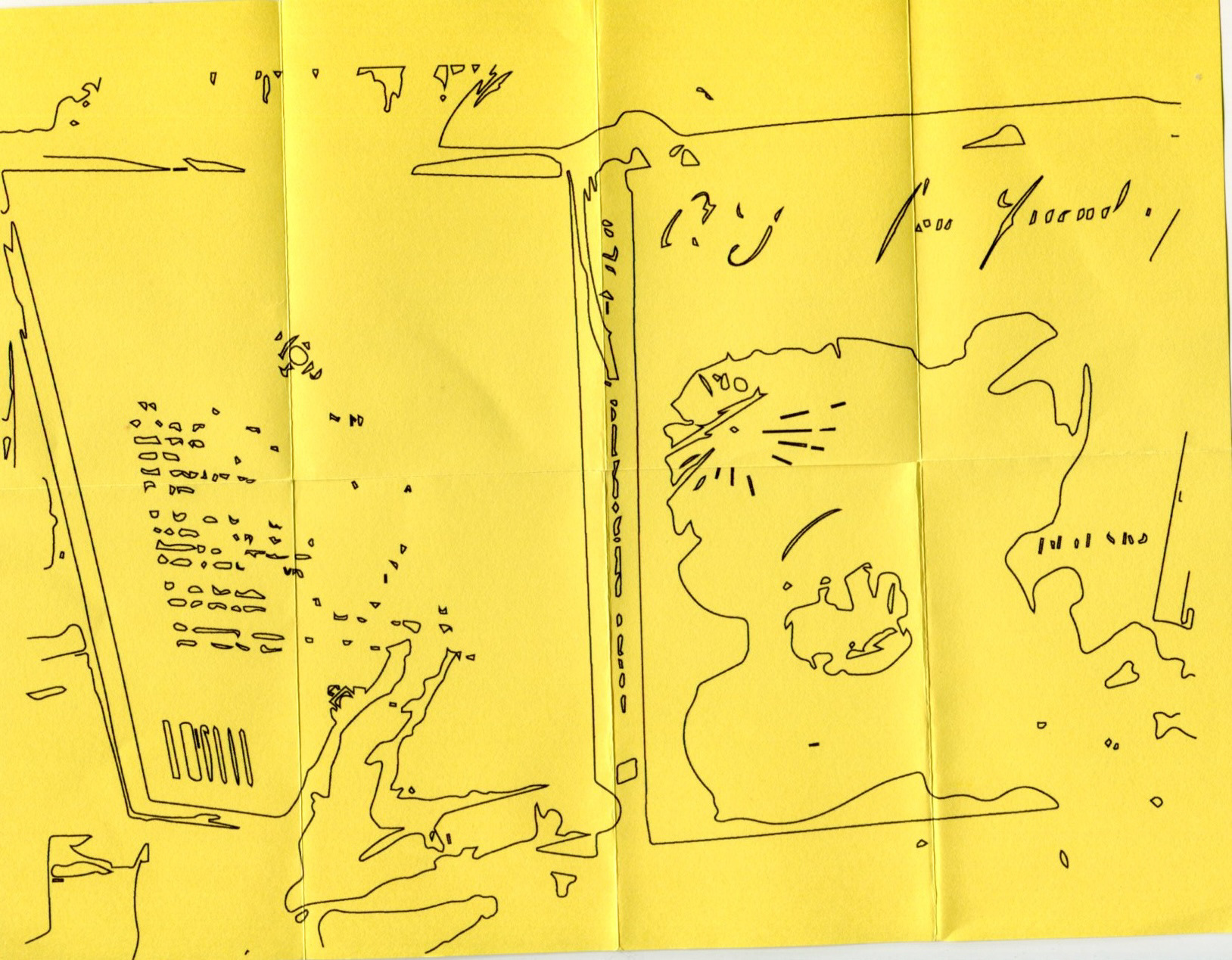 Image Trace Bounties: A Token of Our Friendship, Dye ink print, 8.5" x 11"