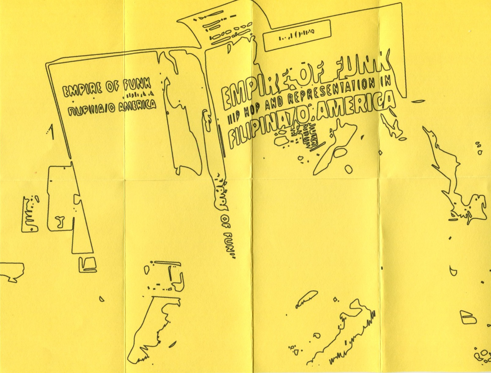 Image Trace Bounties: Empire of Funk Hip Hop and Representation in Filipina/o America by Mark R Villegas (Editor), Kuttin' Kandi (Editor), Roderick N Labrador, Dye ink print, 8.5" x 11"