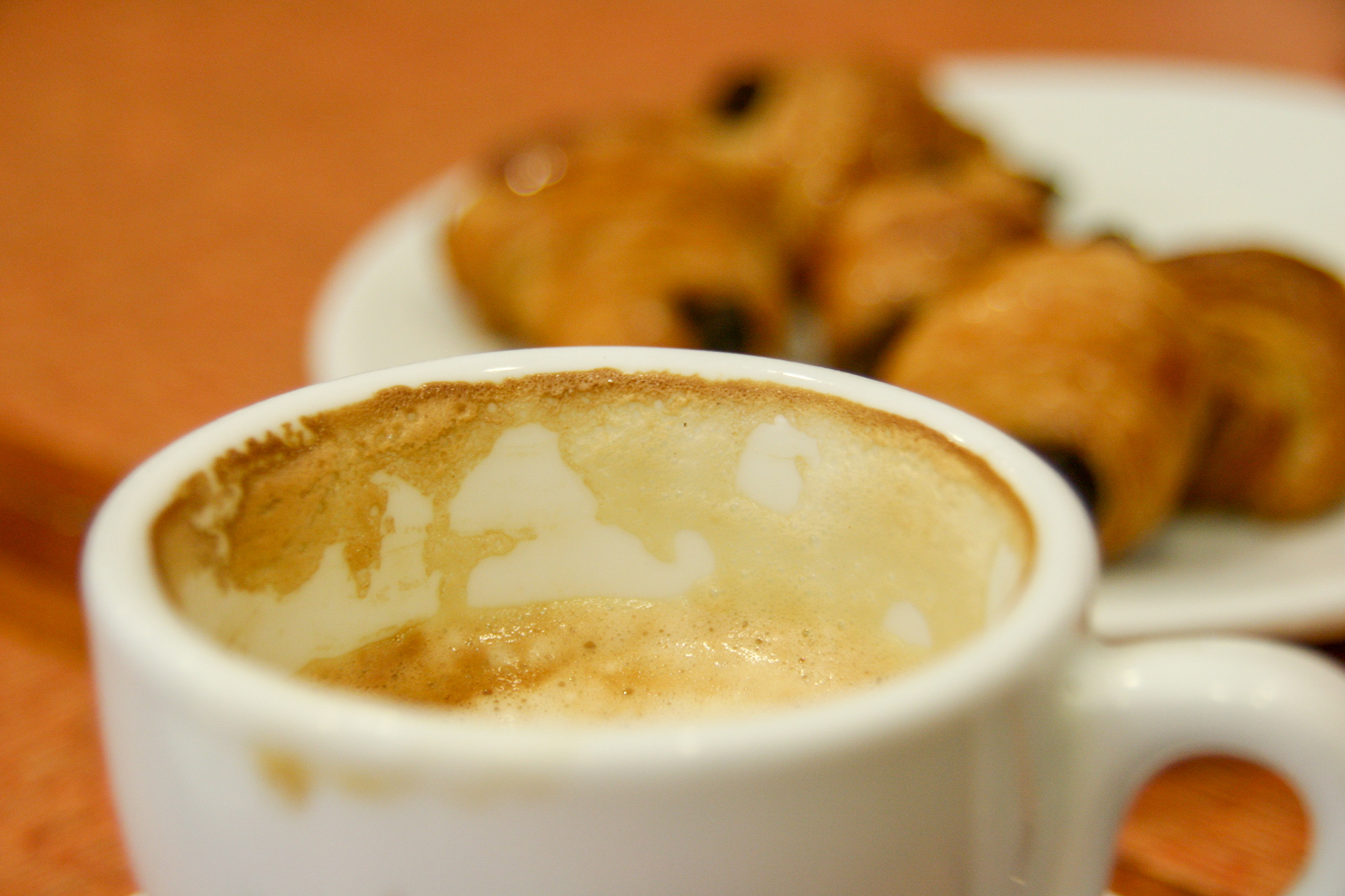 Daily cortado and pastries love