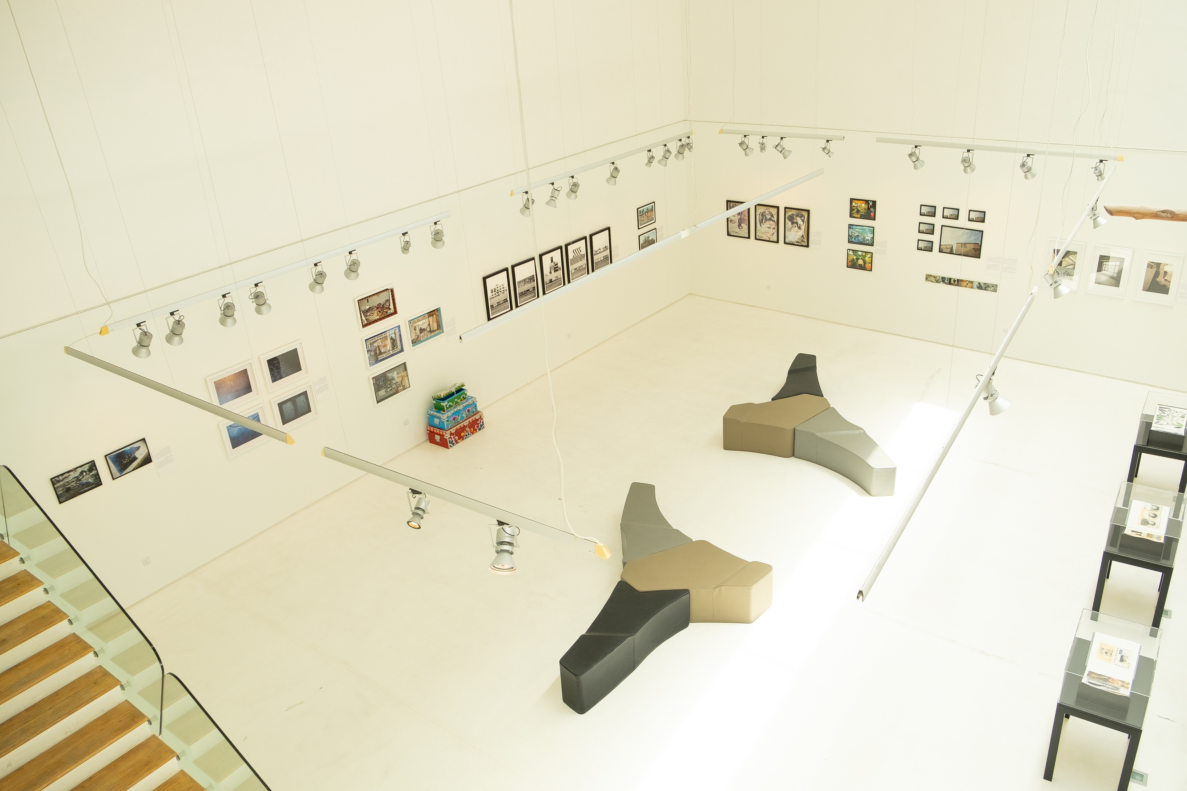 Birds Eye view of exhibit
