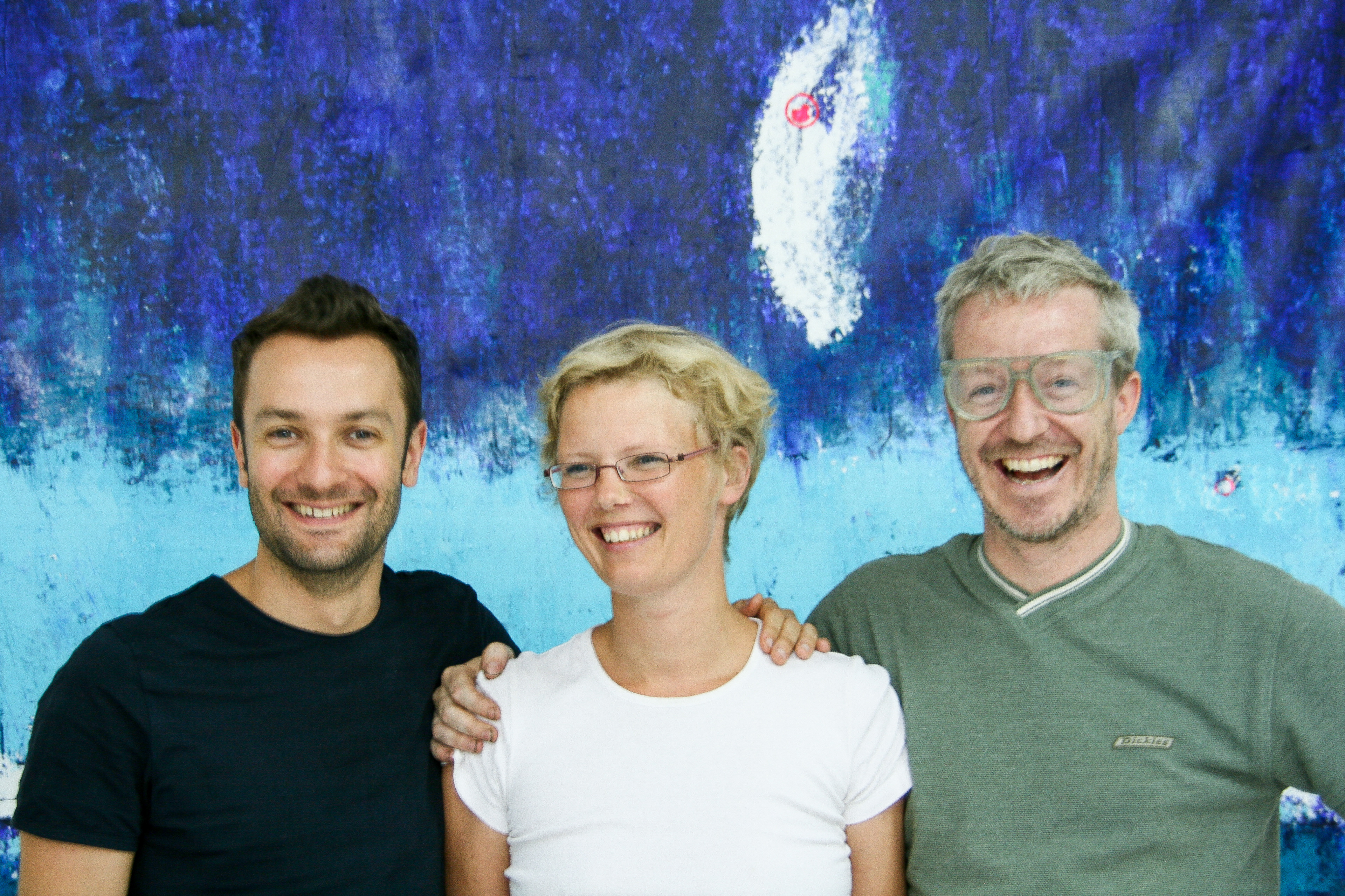 The Curators! Jason, Jette and Frank Plant