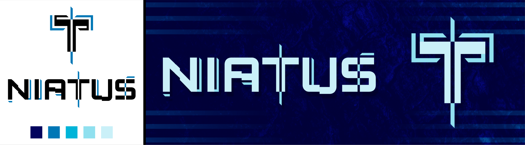 Mockup logo for a cyber security network.