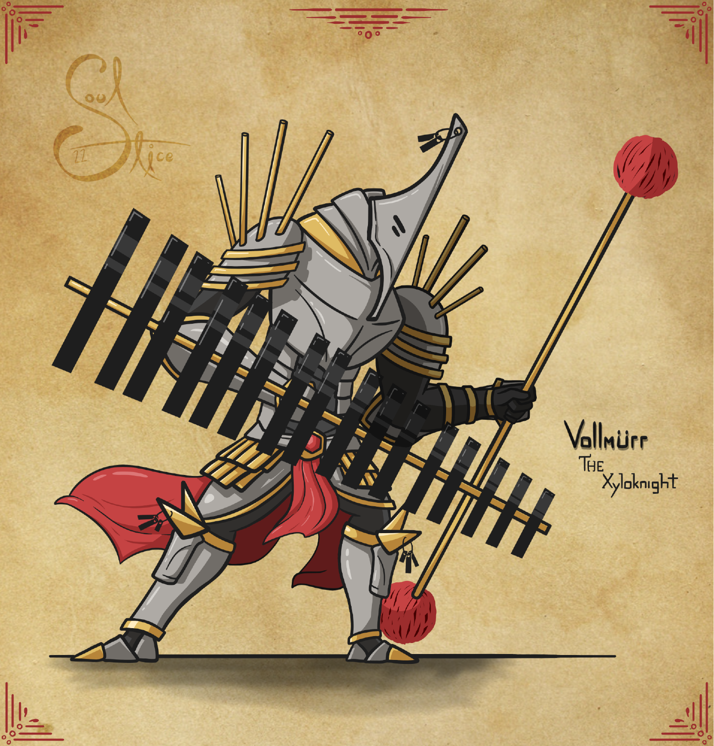 Vollmurr, musical knight.