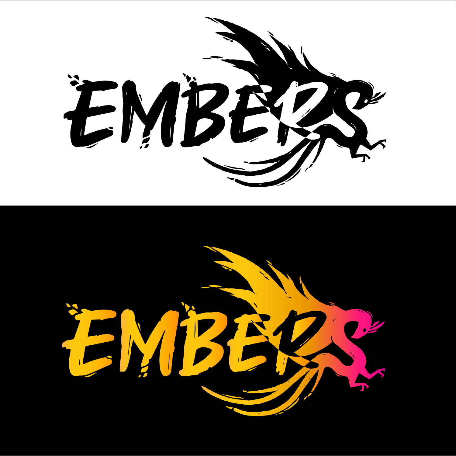 Logo mockup for tattoo shop, Embers.