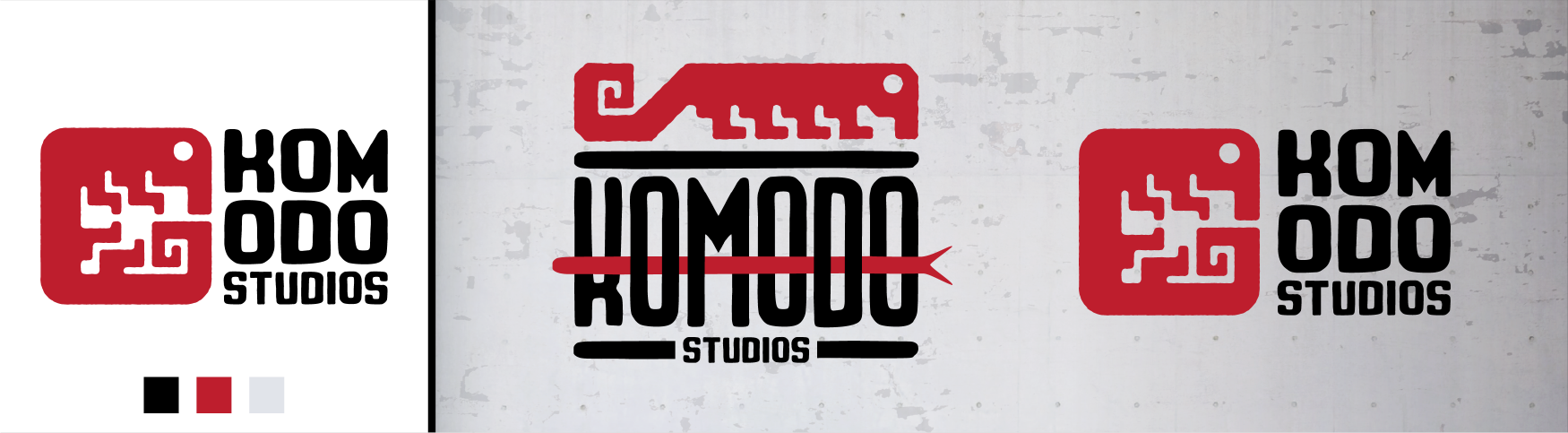 Mockup logo for a martial arts studio.