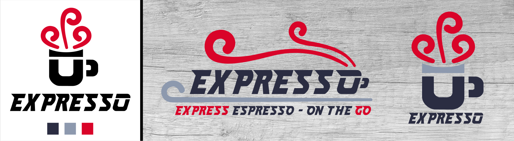 Mockup logo for an espresso coffee truck.
