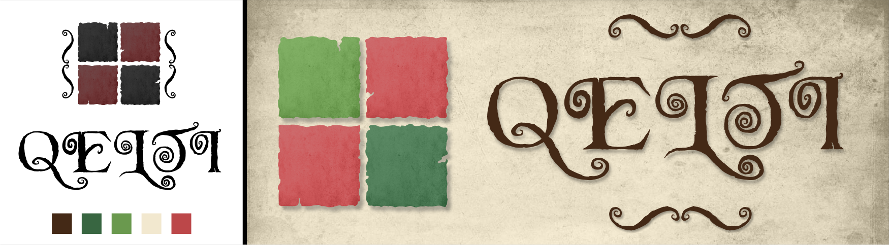 Mockup logo for a textile company.