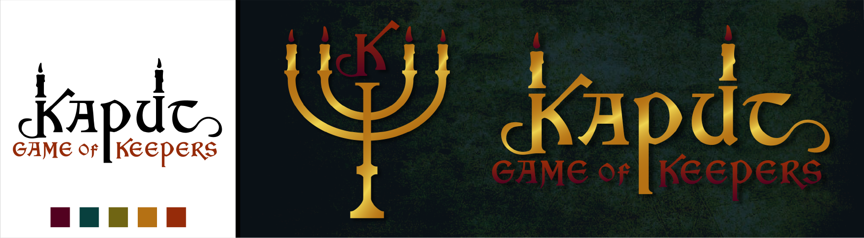 Mockup logo for a tabletop game.
