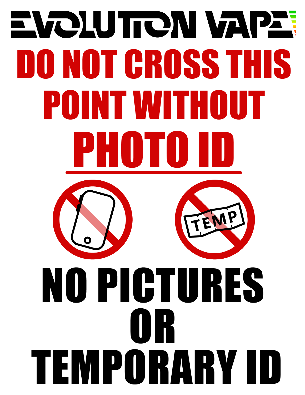Front entry sign.
