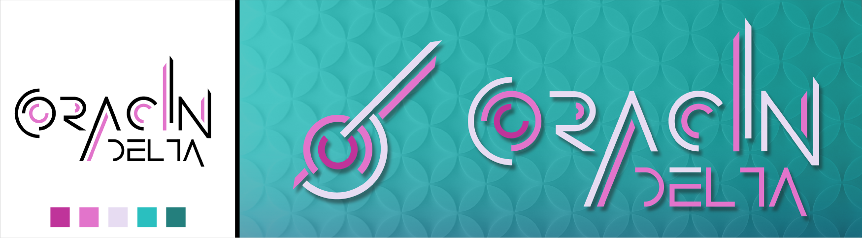 Mockup logo for a futuristic transport company.