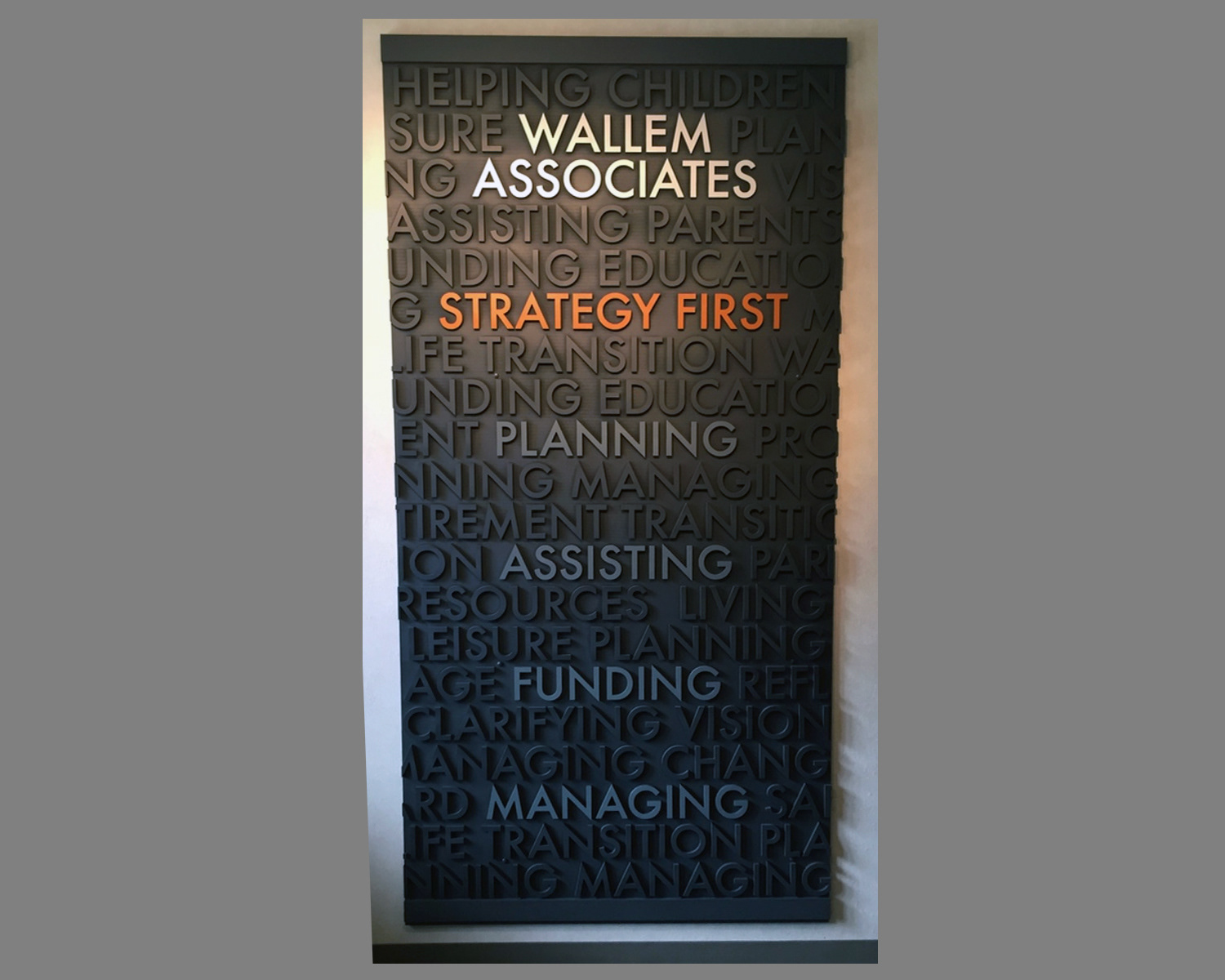 Wallem: Lobby Brand Wall