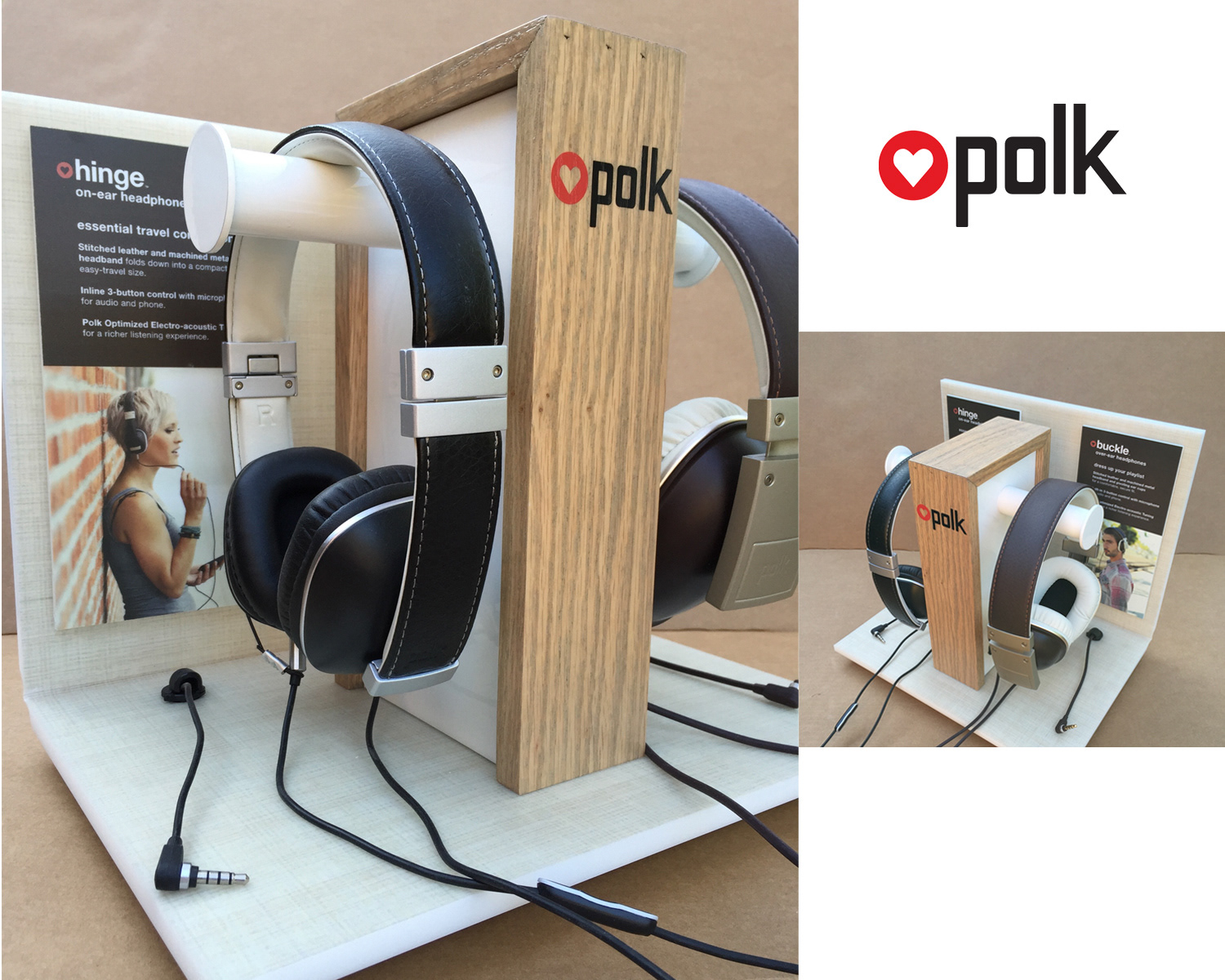 Polk Audio: Hinge & Buckle Headphone Display