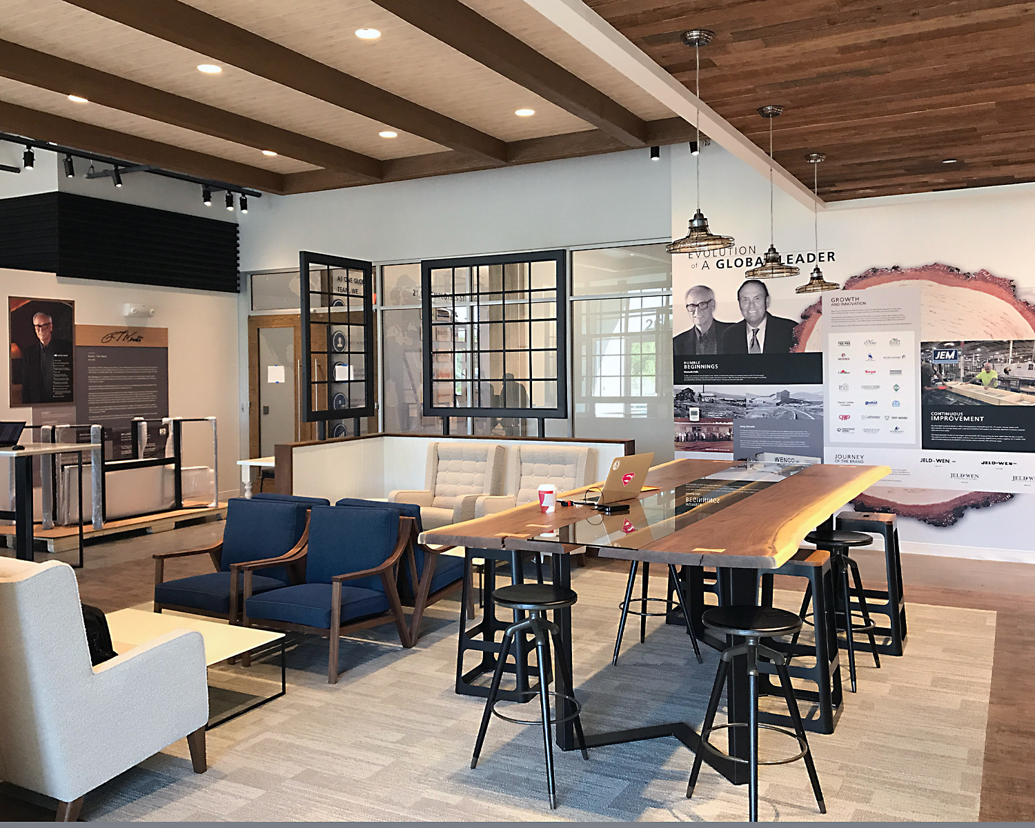 Jeld-Wen: Timeline & Bio Wall