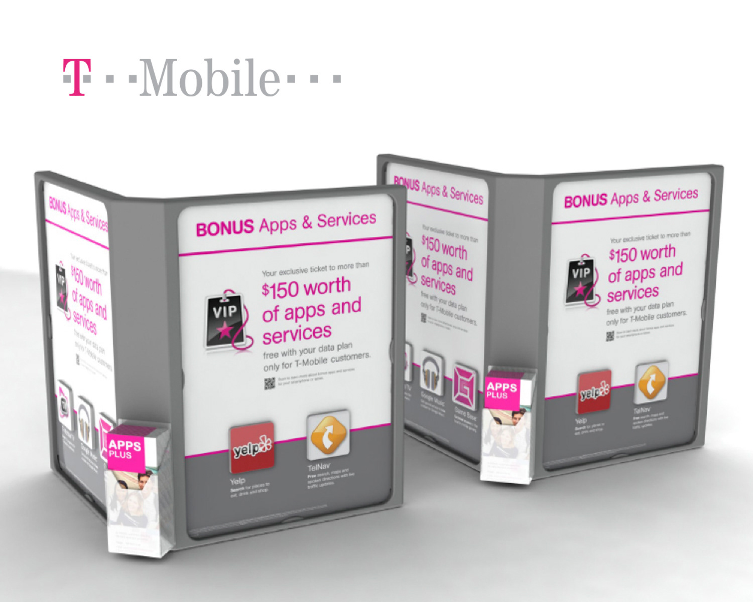 T-Mobile: App Display for Cash Wraps