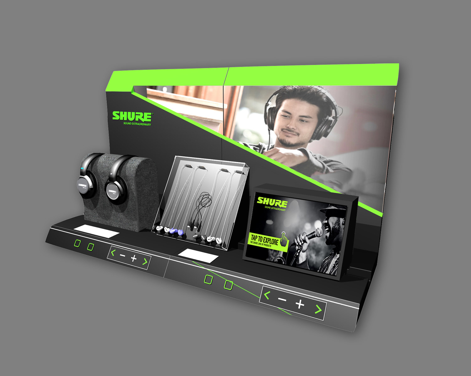 Shure Inc: Multi-product Display
