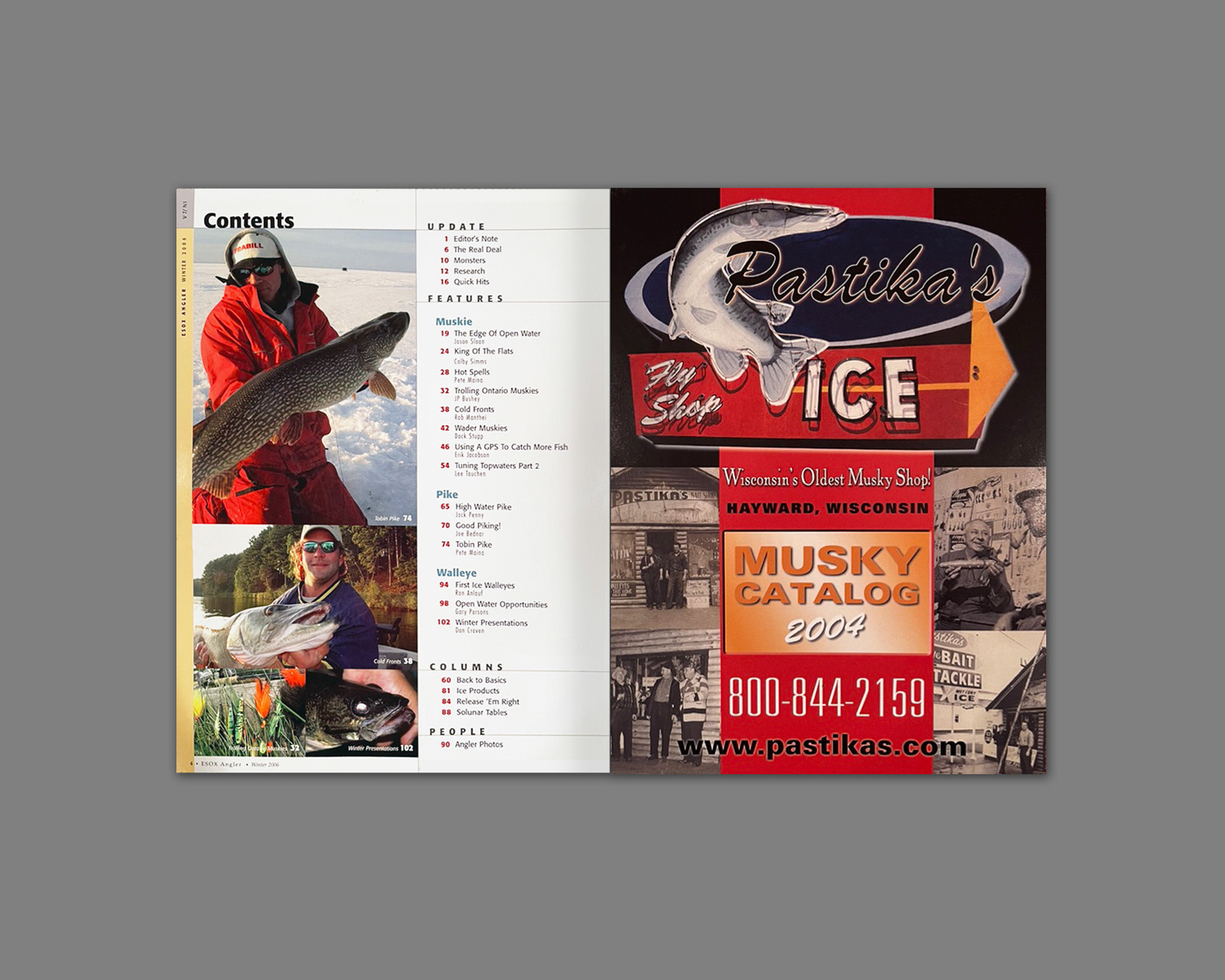 Esox Angler Magazine: Sample Spread