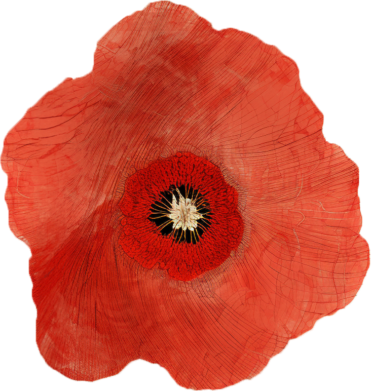 Midjourney_RED POPPY_Image