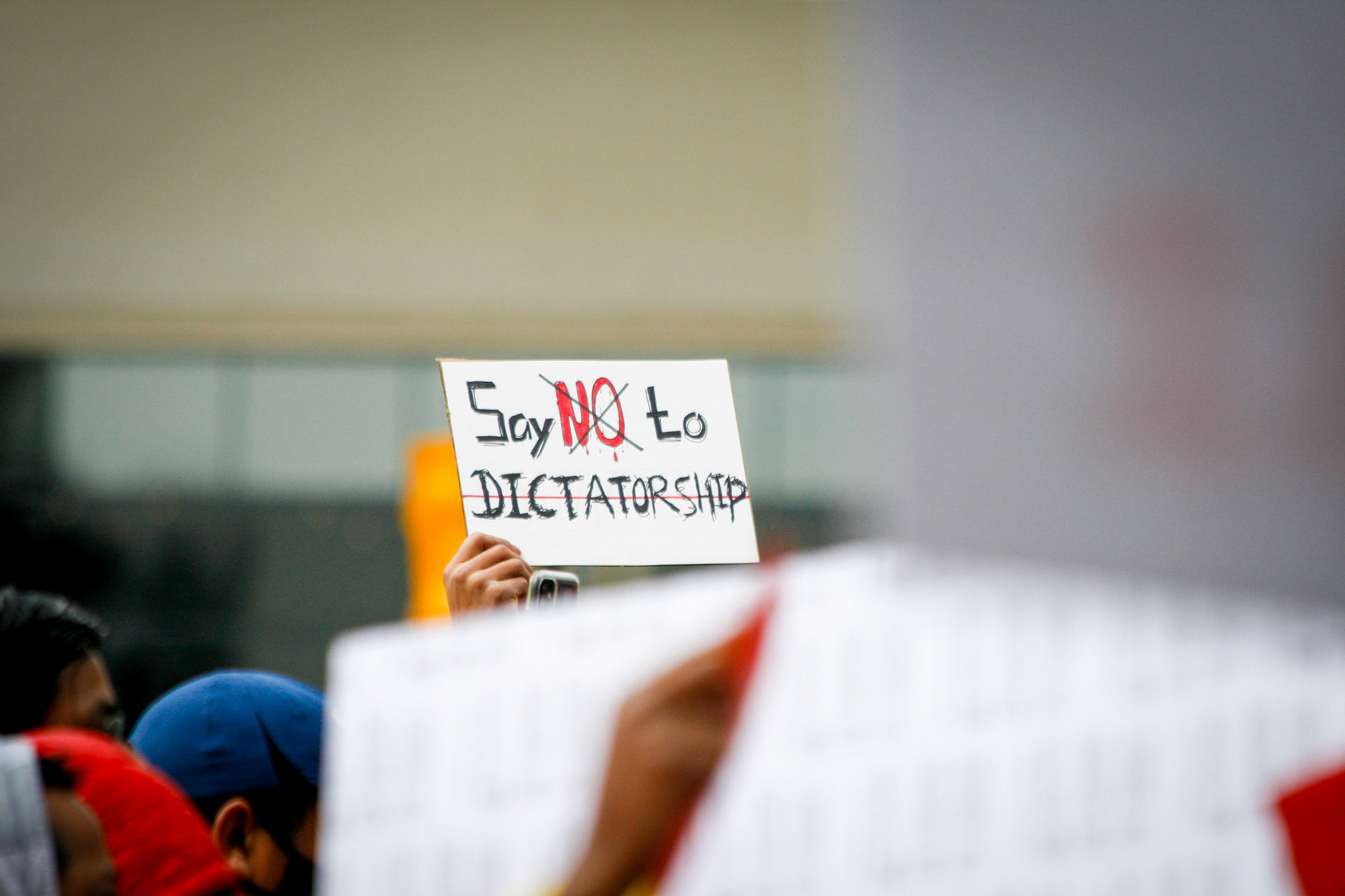 Myanmar protest in Tulsa