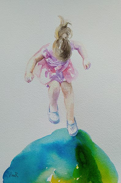 Charco de tinta. Colección particular