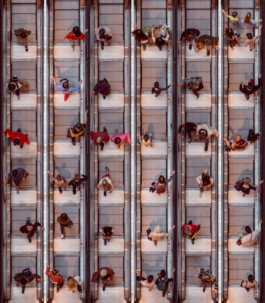 Up and Down, Courtrai - Belgium - 70x80cm