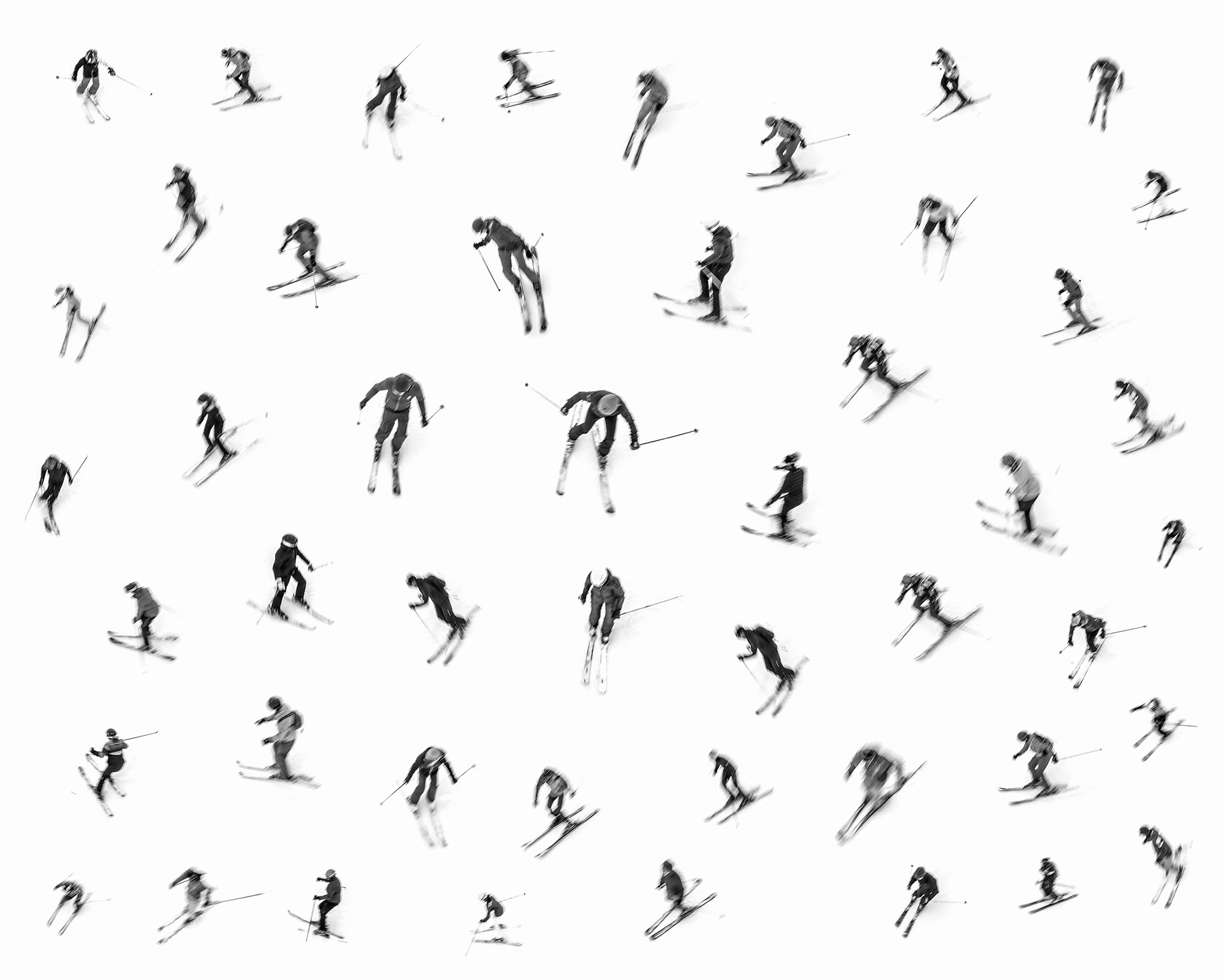 Ski Explosion, Special Edition, 50x40cm