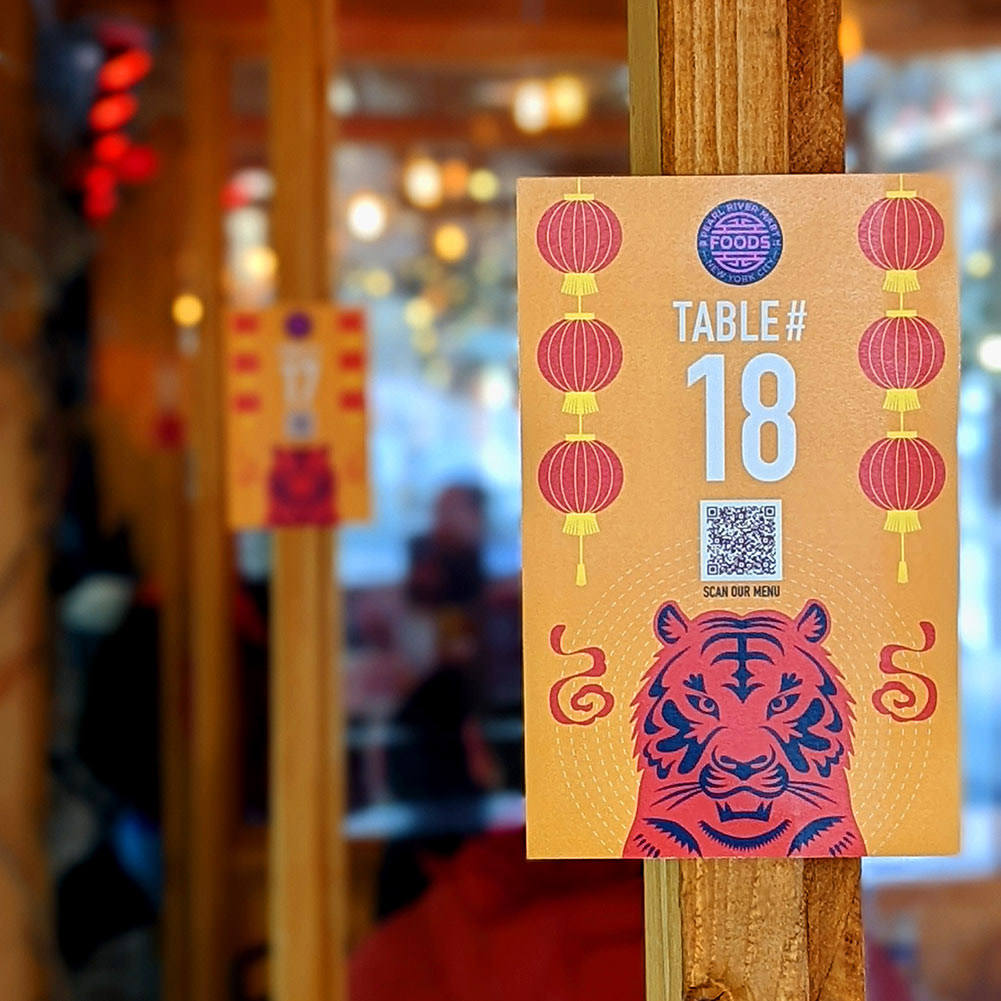 Lunar New Year Event Signage
