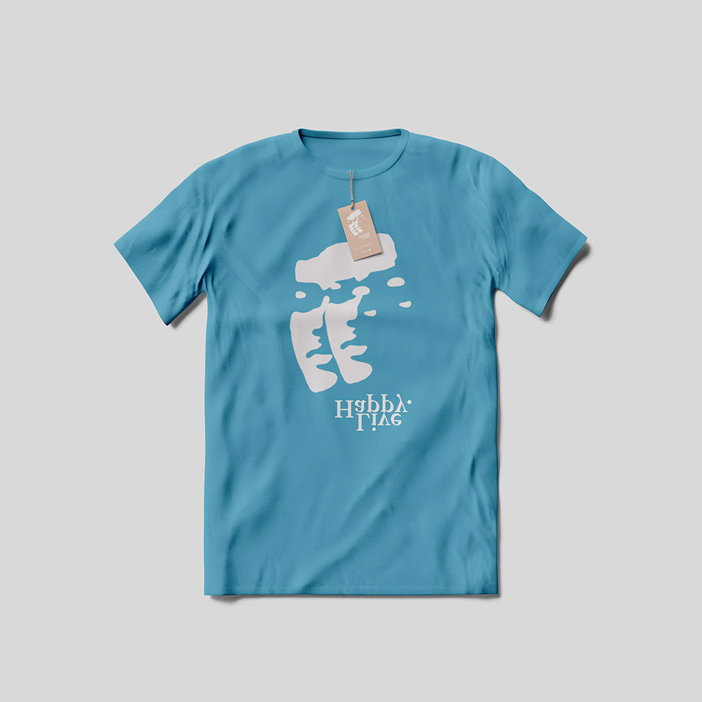 Live Happy. - T-Shirt Mock Up