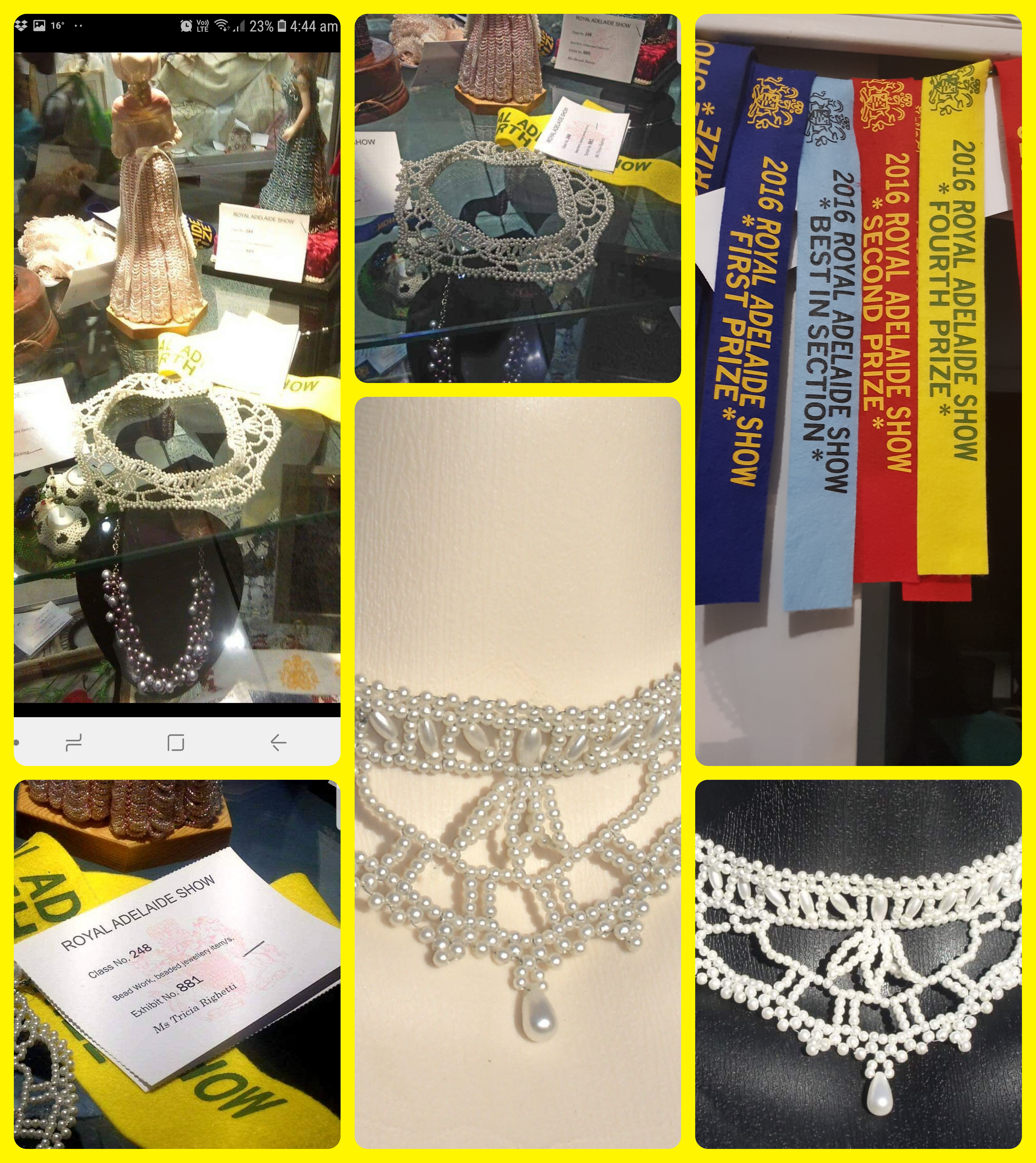 "Crochet" Choker - 3rd Beaded Jewellery 2016