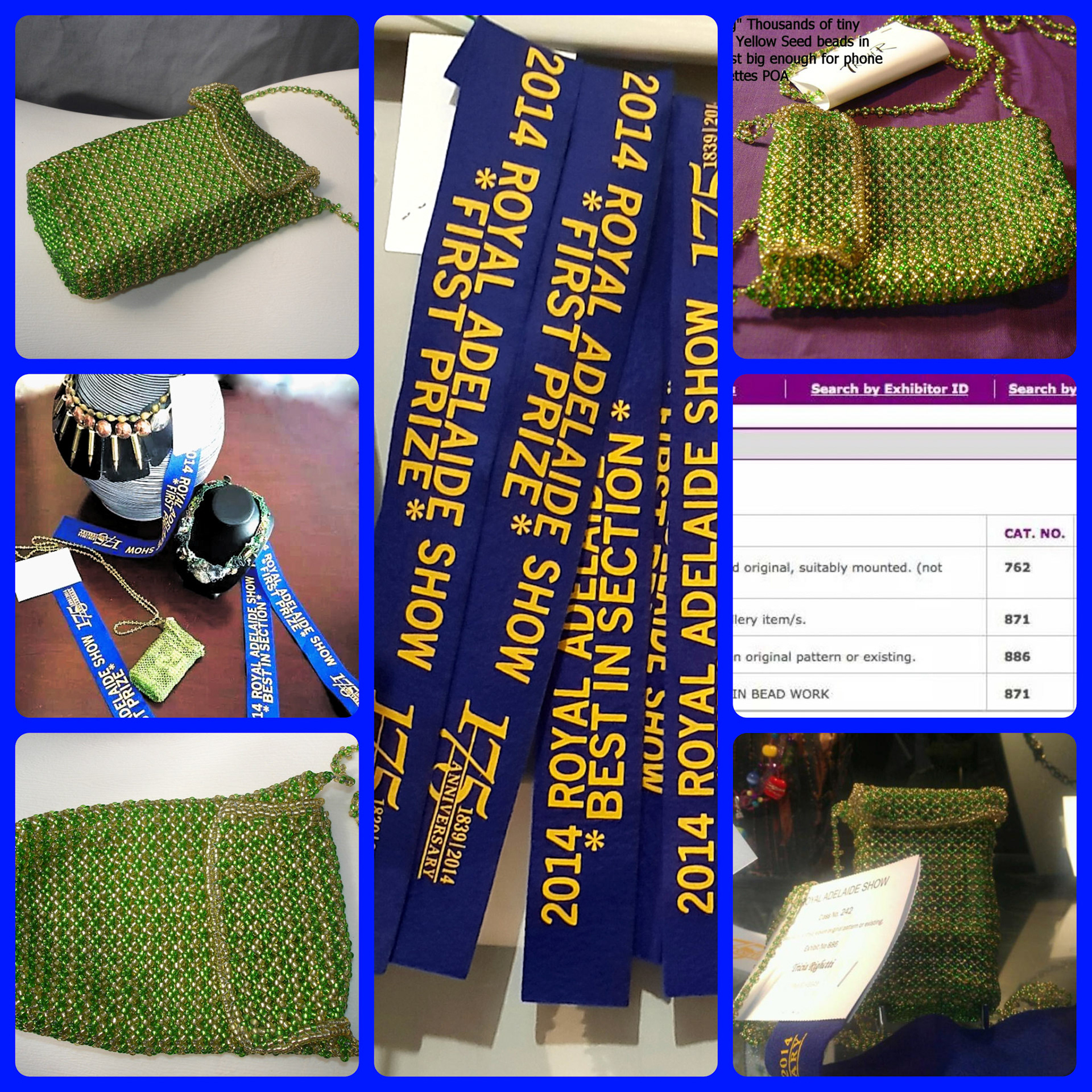 FagBag 1st Beaded knitted woven original pattern or existing