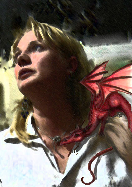 Dragon on my shoulder