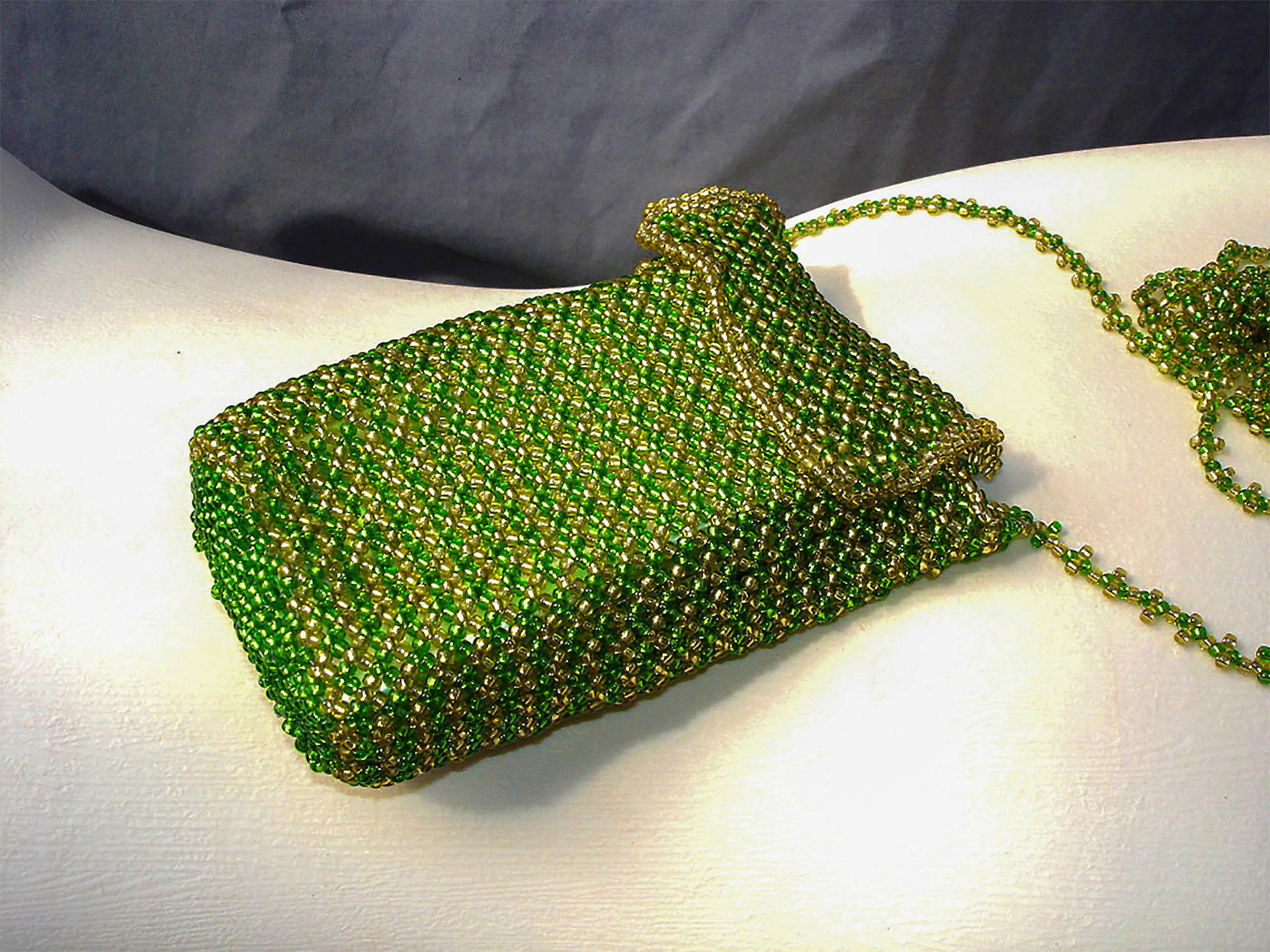 FagBag 1st Beaded knitted woven original pattern or existing