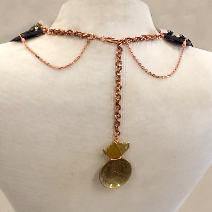 Breast Plate For The Dead 2014 1st Jewellery Hand Made & Original Back
