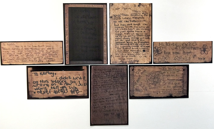 To Kerby, 2018 (Detail Messages to Kerby)