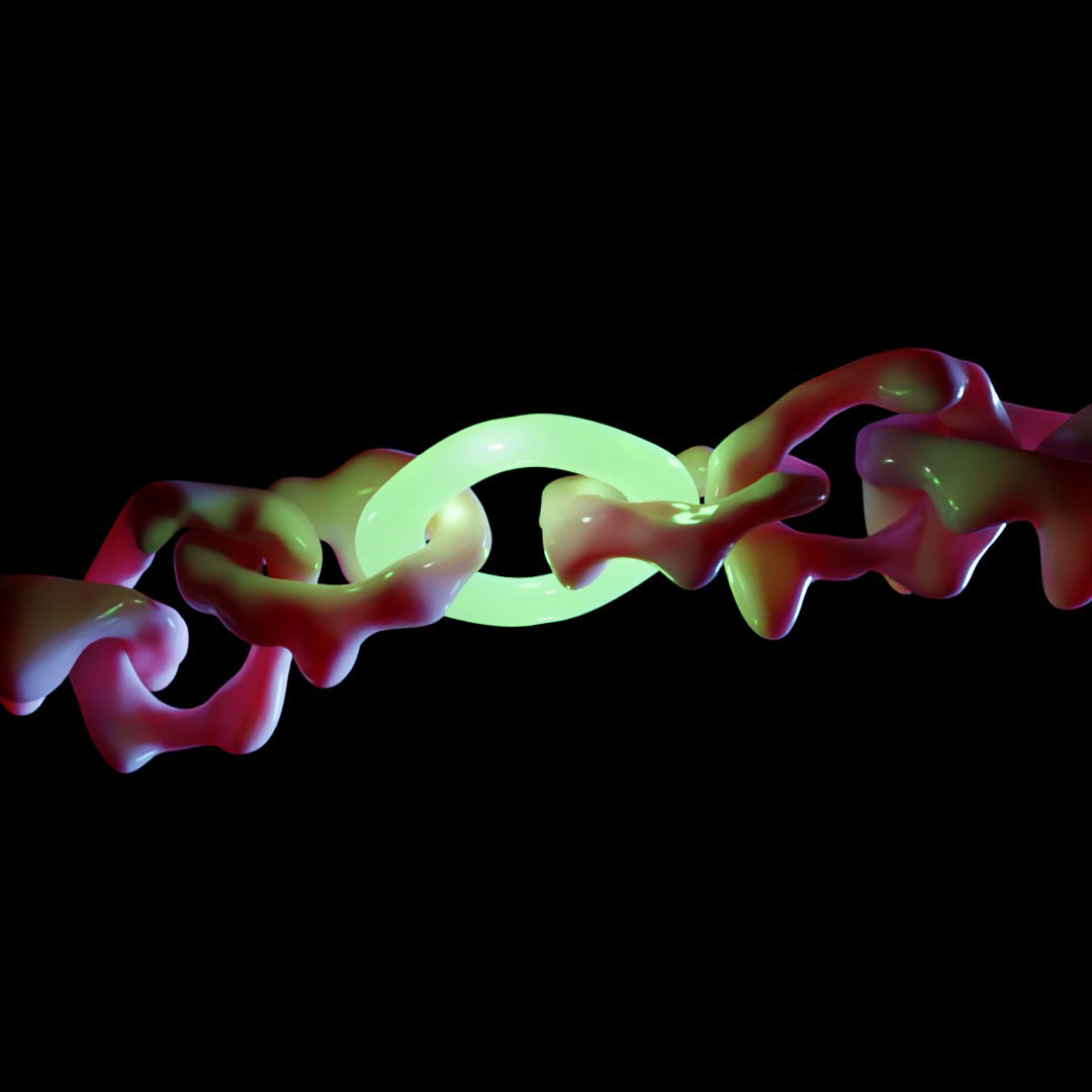 Untitled (Goopy Chain) 2, 2021